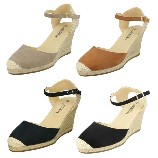 Savannah Ladies Savannah High Wedge Espadrilles