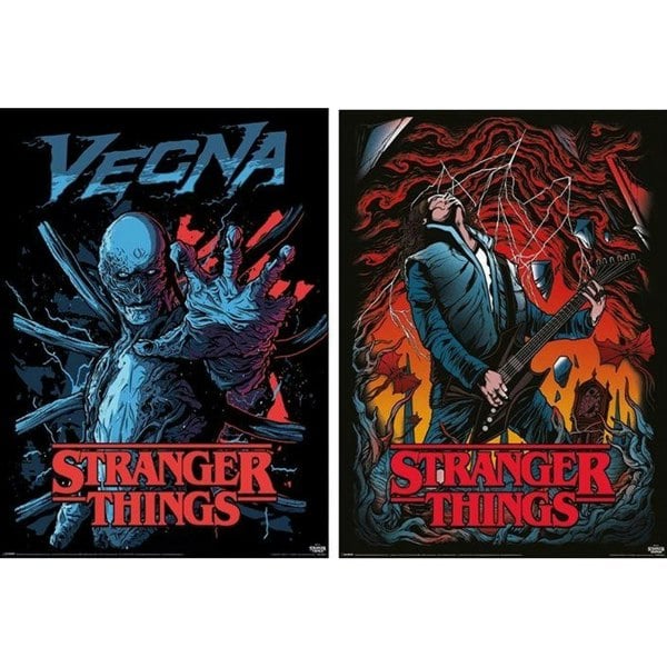 Stranger Things Poster (Pack of 2) - Multicoloured