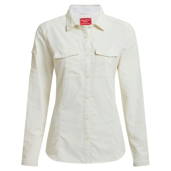Craghoppers Womens/Ladies Adventure III Nosilife Long-Sleeved Shirt - Sea Salt - 