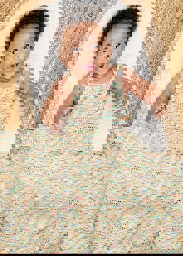 The Bonnie Mob Magic - Space Dye Knitted Bubble Romper