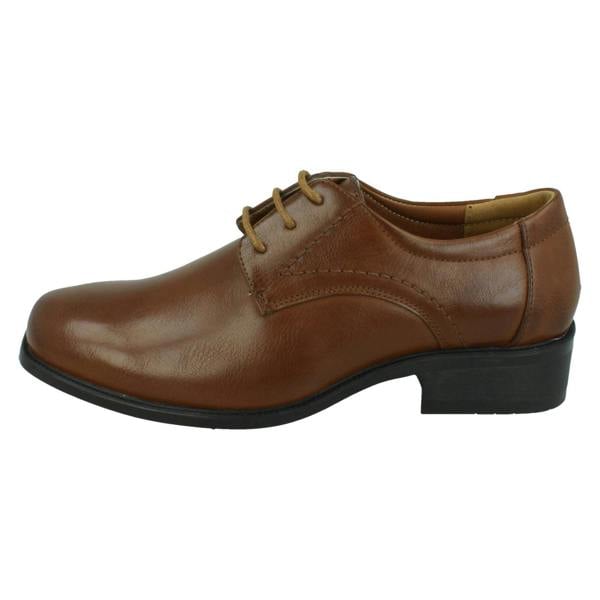 Spot On Boys Low Heel Lace Up Smart Shoes N1157