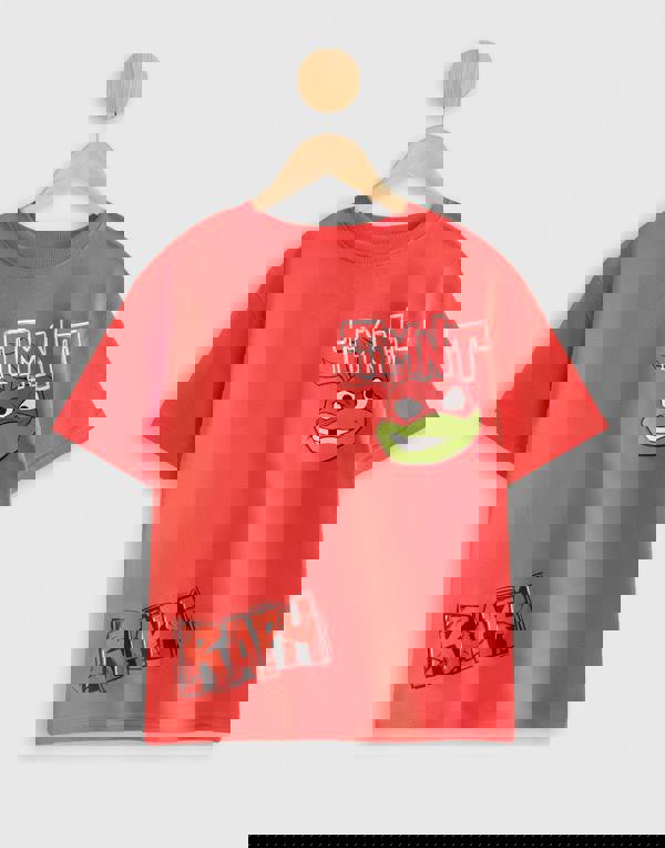Teenage Mutant Ninja Turtles Boys Red Raph Short Sleeved T-Shirt