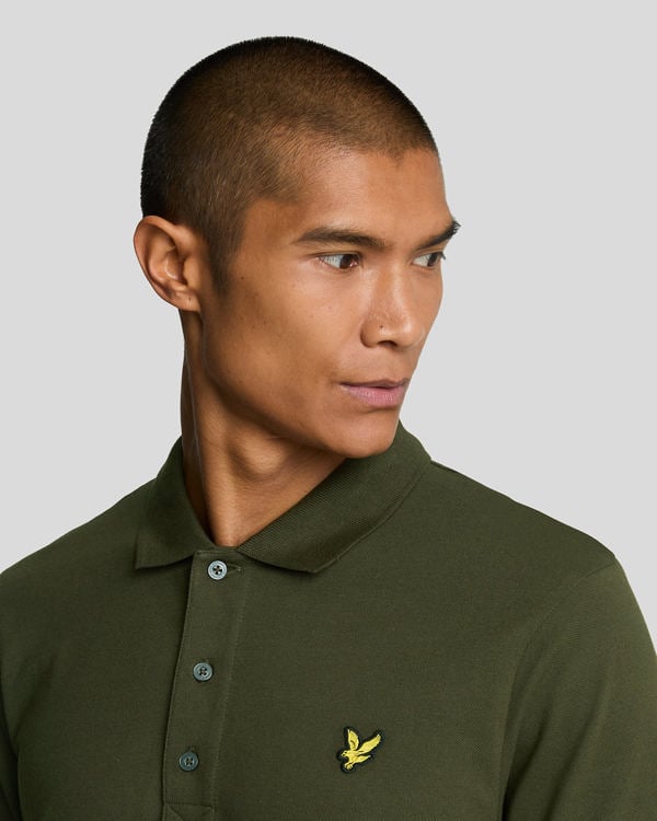 Lyle & Scott Plain Polo Shirt - Olive