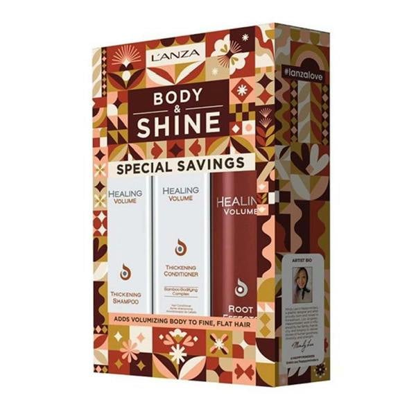 L'Anza Body & Shine Healing Volume Set Set
