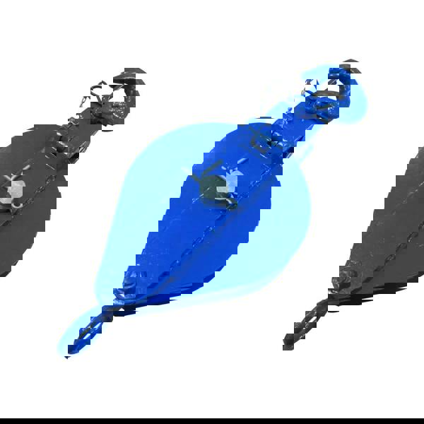 0.5 Ton 100MM London Pattern Snatch Block With Safety Hook & Nylon Sheave - 16MM Soft Rope Tested