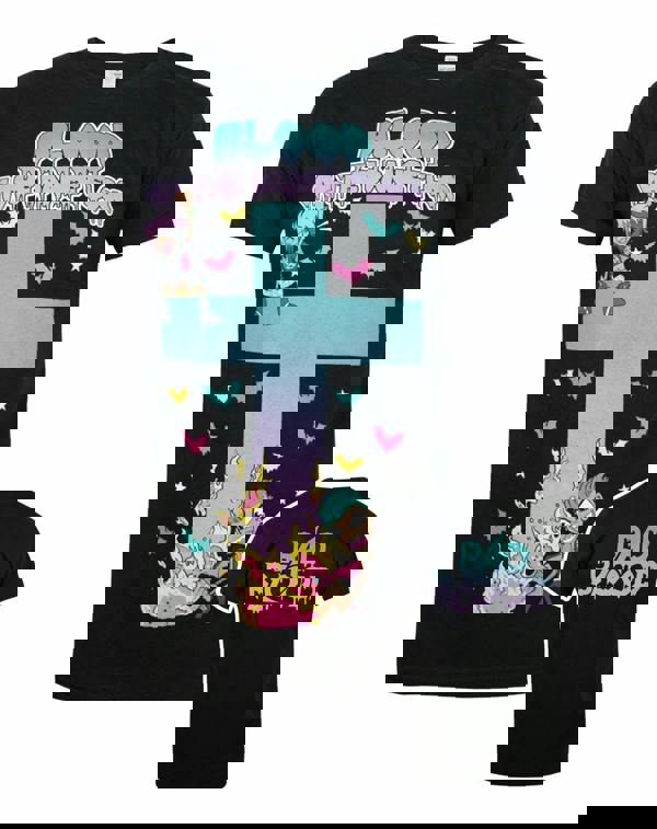 Blood on the Dancefloor Mens Black Bad Blood Graphic Print Short Sleeved T-Shirt