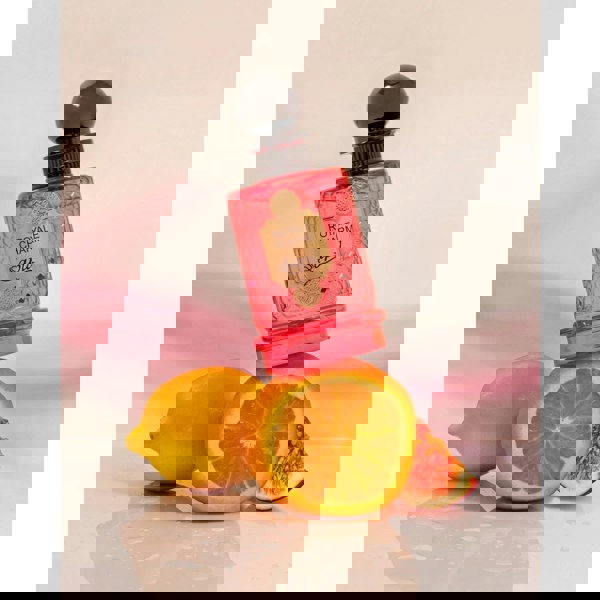 Sapil Royale Charm Eau de Parfum 100ml shown with exotic fruits and amber tone