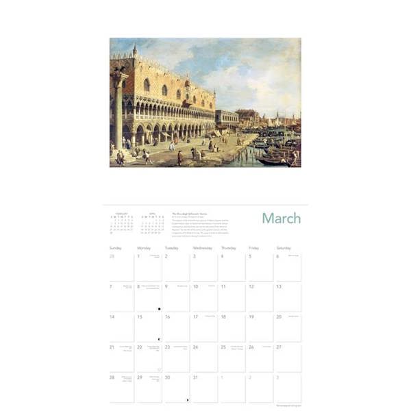 Canaletto in Venice Calendar 2027, Wall Calendars, Month To View, Art, Gift