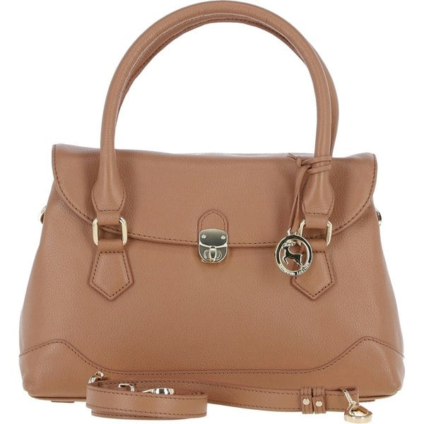 Premium Leather Shoulder Bag with Detachable Crossbody Strap: y-56