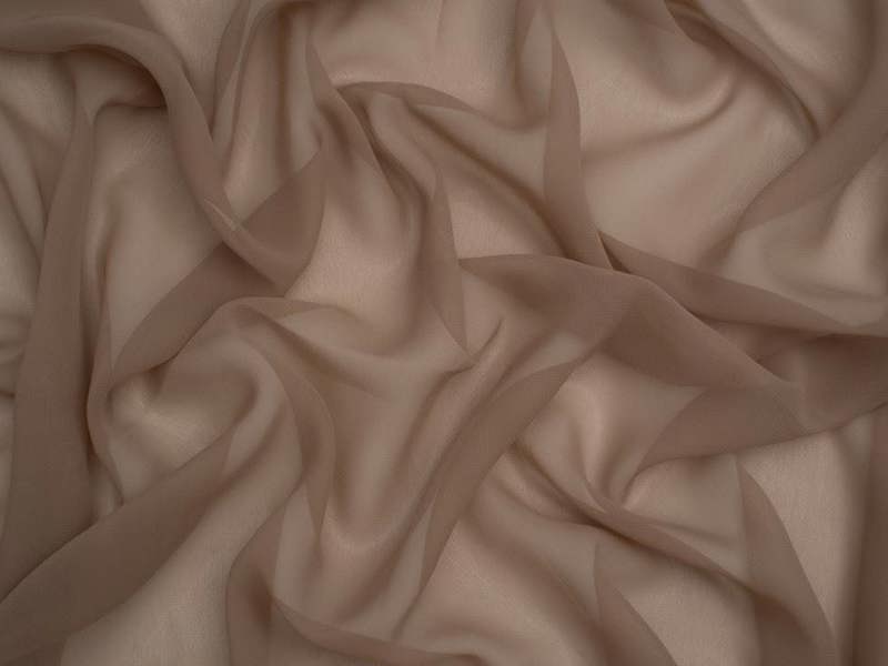 Minerva Core Range Minerva Light Sheer Chiffon Fabric - Plain Design Dressmaking Fabric, 110 cm / 44" Wide - per metre