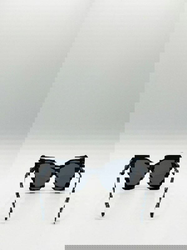 SVNX Oversized Cat-Eye Sunglasses in Black