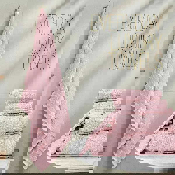 Smart Living Boston 8 PCS Towel Bale Set - Pink