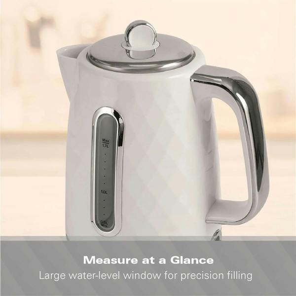 Hamilton Beach Diamond 1.7L Kettle - White