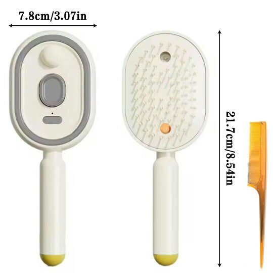 Havendro Electric Spray Air Cushion Massage Comb,Self-Cleaning Anti-Tangle Electric Brush