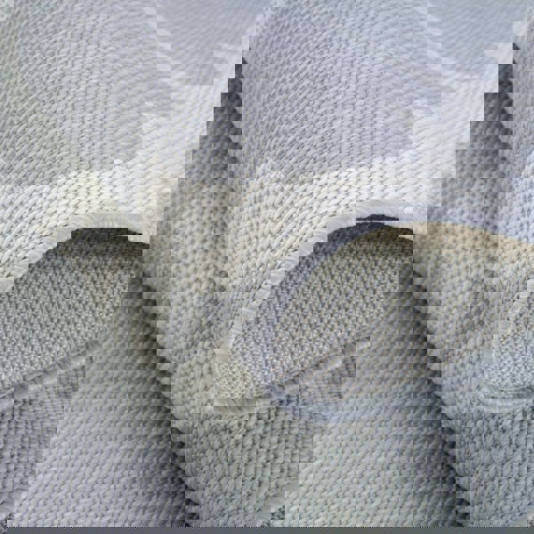 Grey Trellis Design Outdoor Rug for Garden & Patio