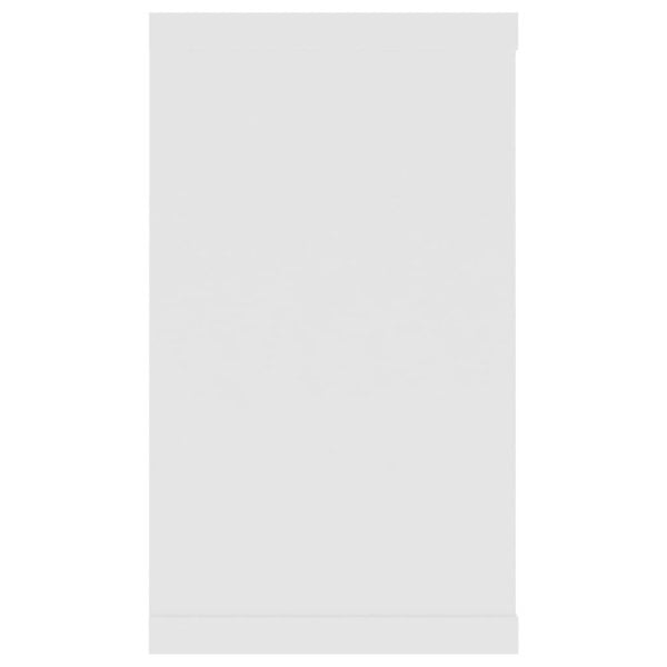 Berkfield Wall Cube Shelf 2 pcs White 80x15x26.5 cm Engineered Wood