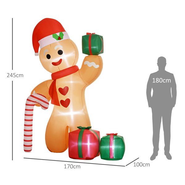 Inflatable Gingerbread Man