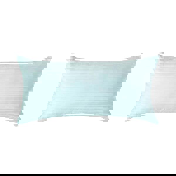 HOMESCAPES Silky 330 TC Egyptian Cotton Satin Stripe Pillowcase, European Size