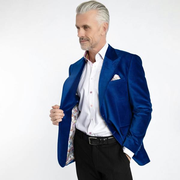 VIBRANT VELVET MENS JACKET – Premium Men's Patterned Shirt by Claudio Lugli | Bold Design, Tailored Fit, Best Printed Shirts