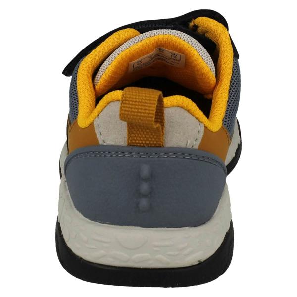 Clarks Childrens Clarks Casual Hook And Loop Fastening Trainers Steggy Stride