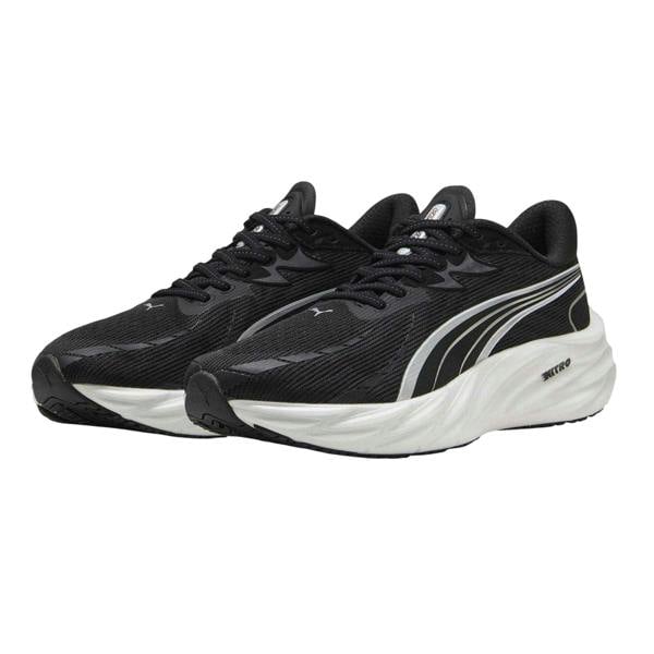 Puma Mens Velocity Nitro 4 Trainers - Black/White - 