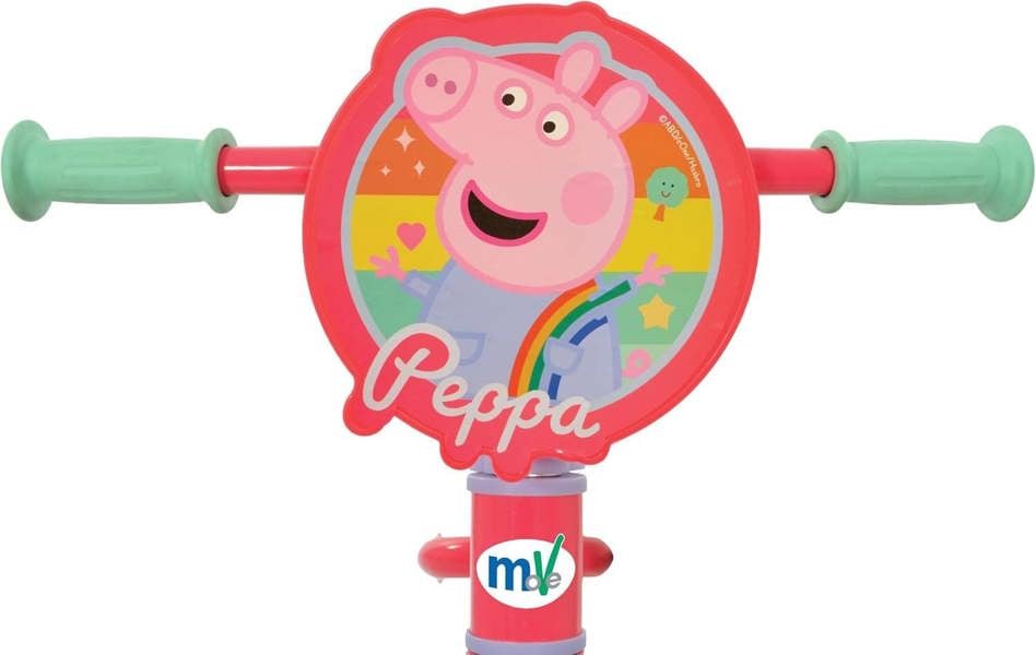 Peppa Pig 12" Balance Bike with Light Up Wheels