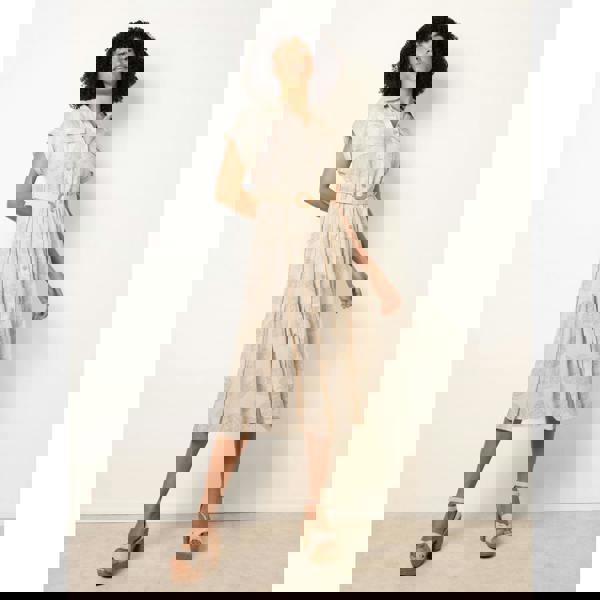 Blue Vanilla Paisley Print Dress