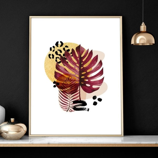 Framed prints living room | set of 3 framed wall art