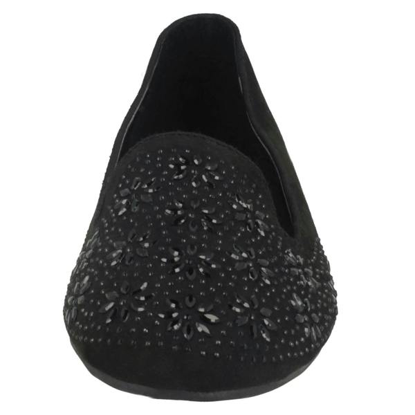 Spot On Ladies Spot On Flat Slipper Cut Ballerinas