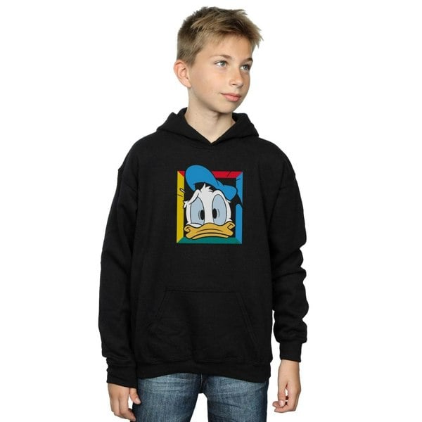 Disney Boys Donald Duck Panicked Hoodie - Black