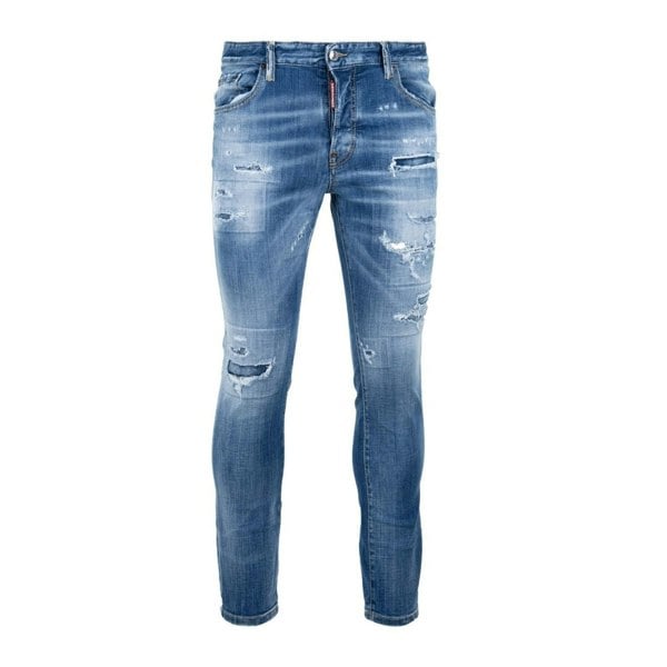 DSQUARED2 S71LB1121 S30342 SKATER JEAN 470 NAVY BLUE JEANS Mens 46