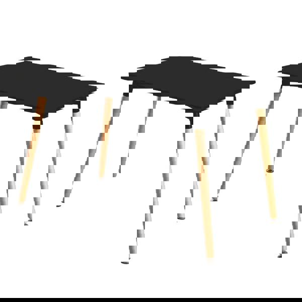 Life Interiors Halo Dining Table for 4 or 6 Seating - Single White Table, Modern Design