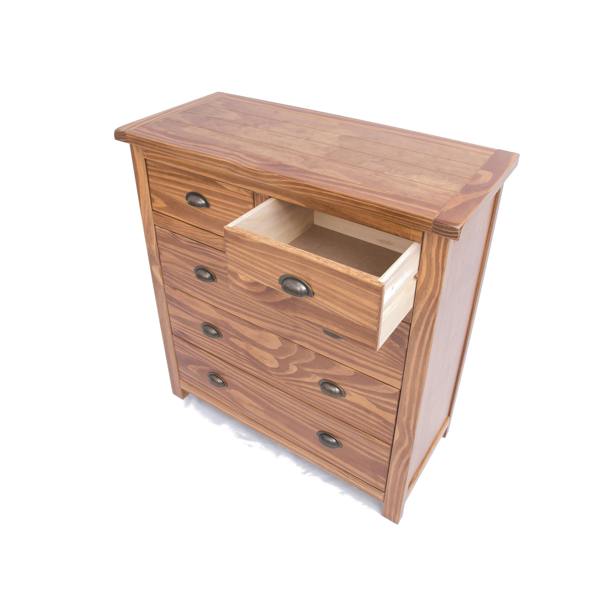 Cabinet Bits Padua 5 Drawer Chest of Drawers Brass Cup Handle
