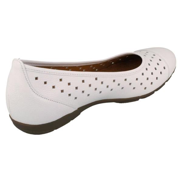 Gabor Ladies Gabor Slip On Pumps With Lazer Cut Detail 64.169