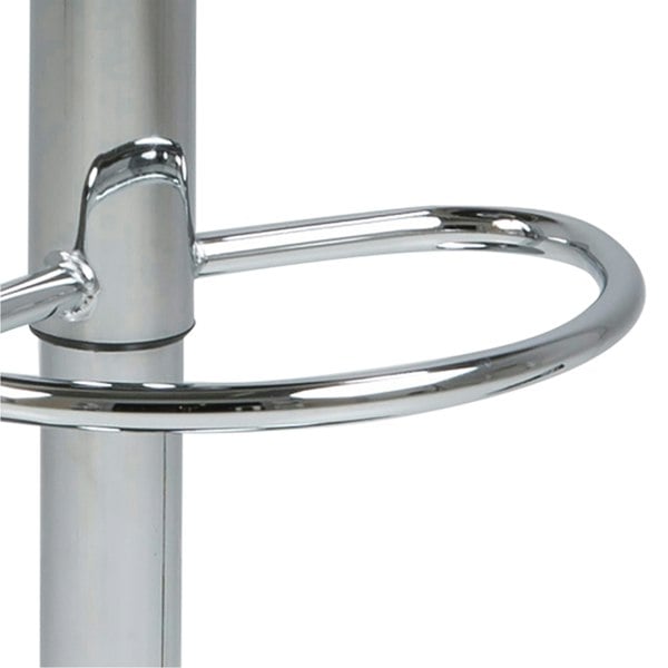 Furniture To Go Plump Light Grey Swivel Bar Stool with Open Back