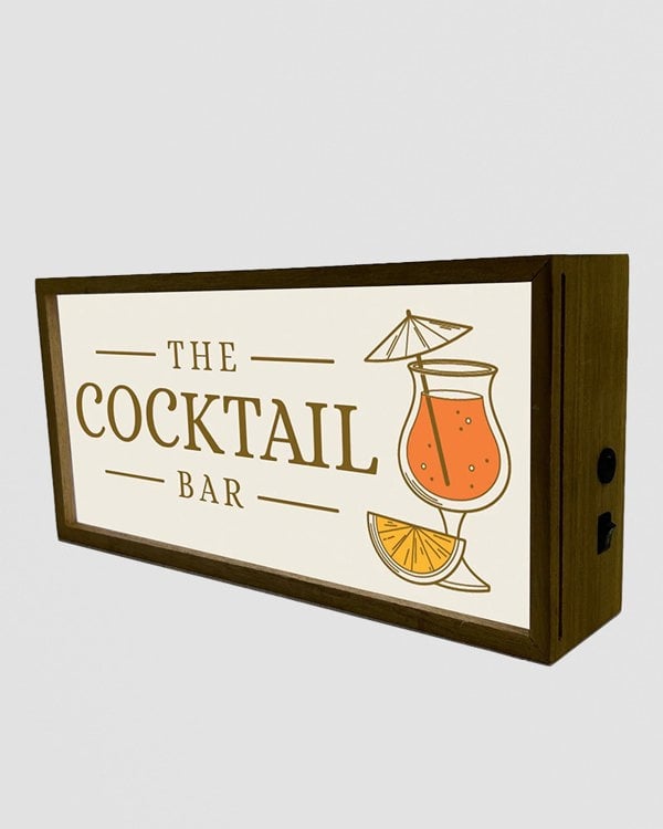 Light Box Home The Cocktail Bar