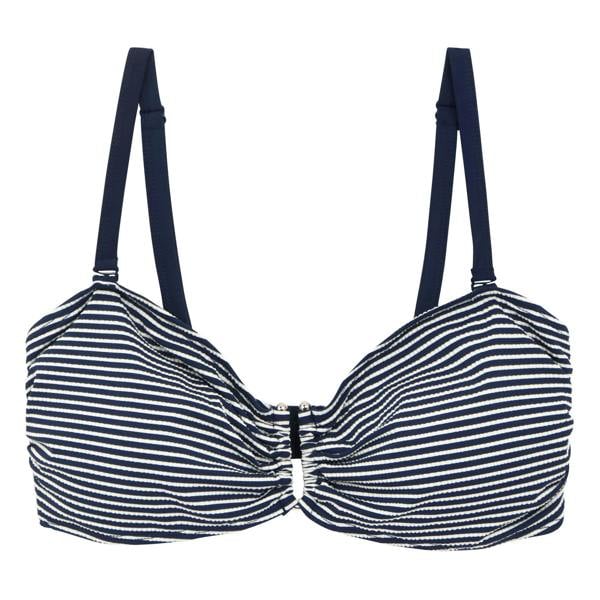 Regatta Womens/Ladies Aceana III Seeksucker Bikini Top - Navy/White