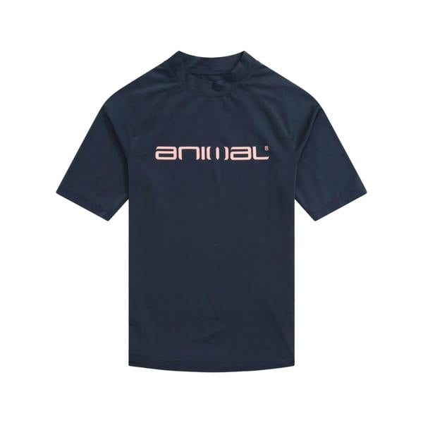 Animal Womens/Ladies Daisy Logo Recycled Rash Guard - Navy - 