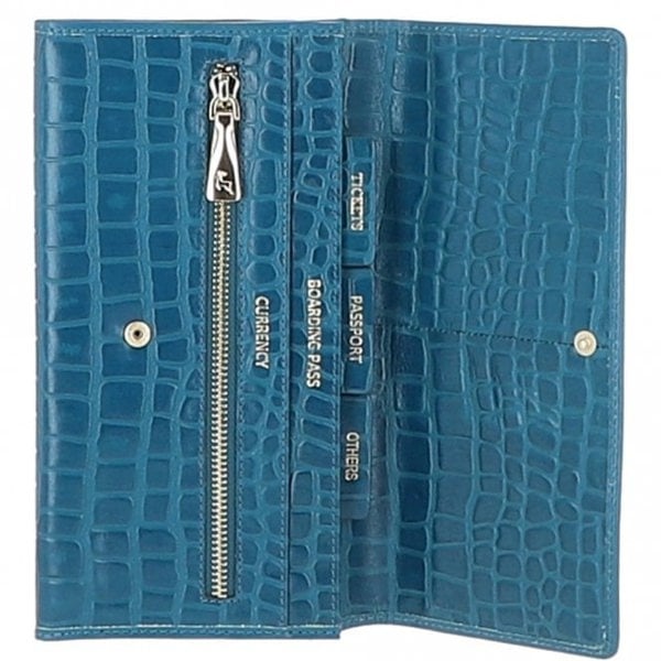 Ashwood 'Wise Tour' Real Leather Women's Gift Travel Set