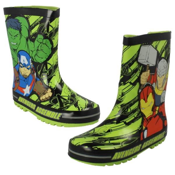 William Lamb Boys William Lamb 'Avengers Assemble' Wellington Boots GUV19817