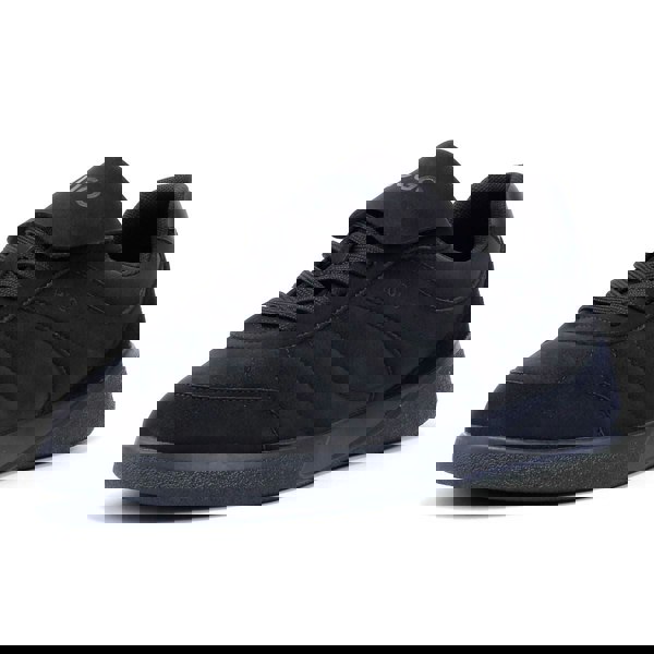 Hugo Mens RIVEN Suede Tennis Trainers - 50536279-005 - Black