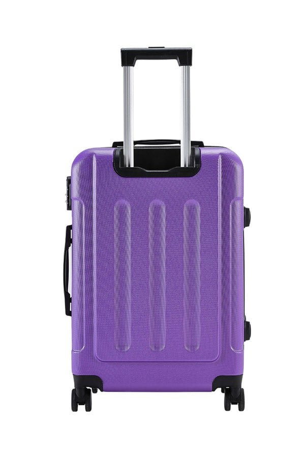 Living and Home Lightweight Hardside Travel Suitcase with Spinner Wheels, 28" Purple
