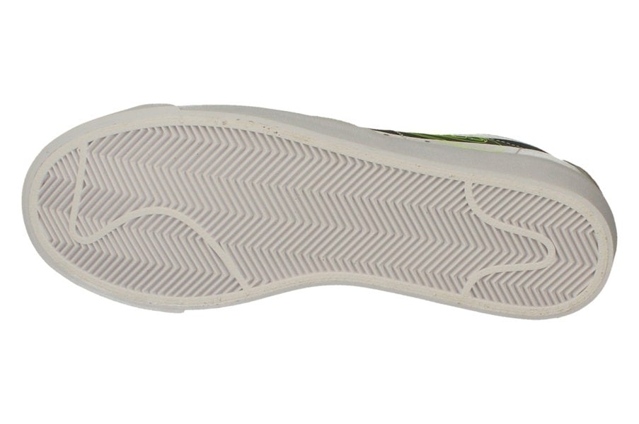Nike Blazer Low Mens Trainers Da4652  100 - White Black Volt White 100 - Photo 4
