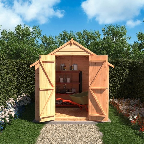 Shire Overlap Double Door 6x6 Storage Shed