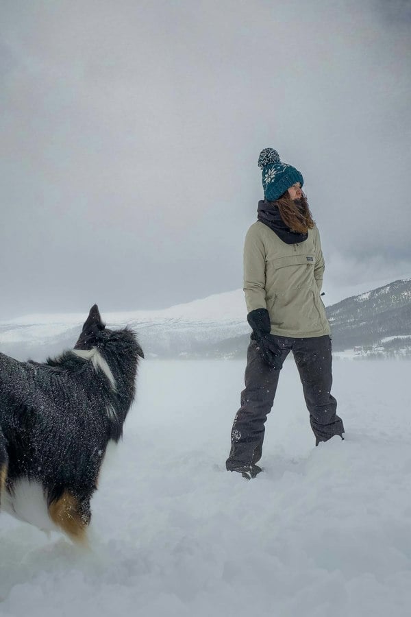 SuperBobble Teal Flora Nordic Knit Hat