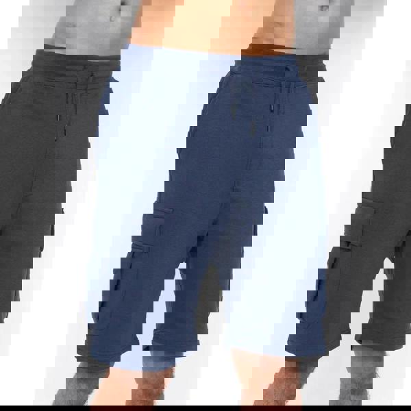 Crosshatch Mens Seagaro Cargo Shorts - Insignia Blue - 