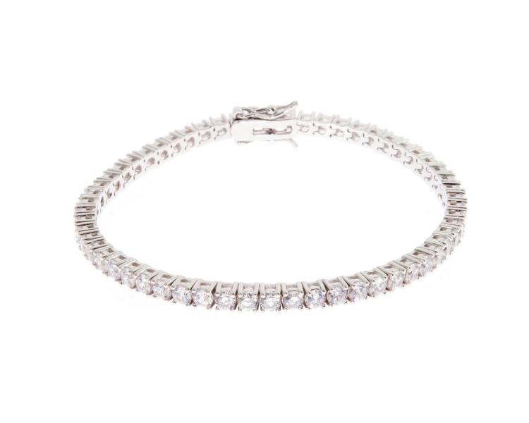 Cachet London Carla Silver Tennis Bracelet