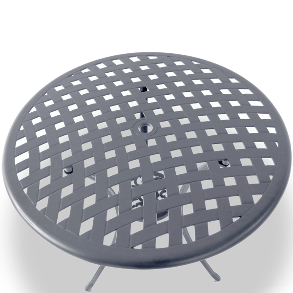 Centurion Supports OSHOWA Garden and Patio Grey Cast Aluminium Bistro Table