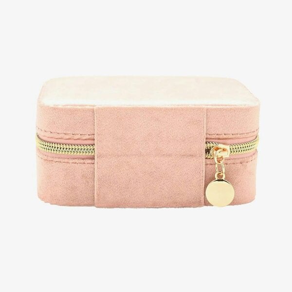 T. H. Baker Sophia Blush Classic Velvet Jewellery Box SP3520