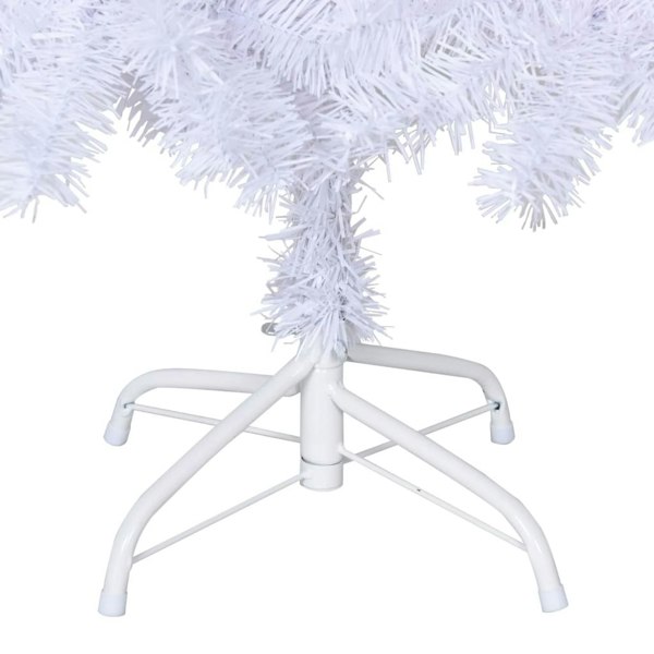 Berkfield Artificial Christmas Tree with Thick Branches White 120 cm PVC